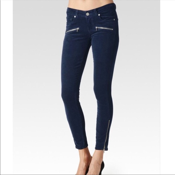 PAIGE Corduroy Stretch Skinny Pants Ankle Zipper Size 29. Fits like size 6/7-ish - Picture 3 of 14